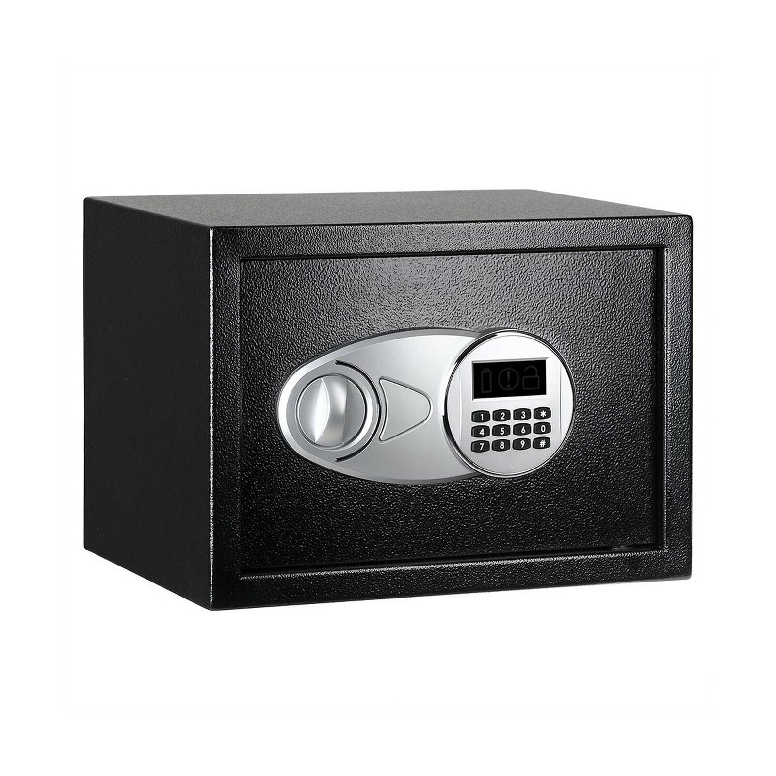 AmazonBasics Steel, Security Safe Lock Box, Black 0.5 Cubic Feet Flidbe
